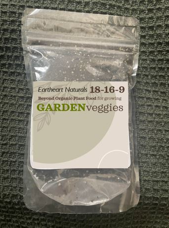 Garden Veggie Nutrient: Our plant food for growing the healthiest Veggies 16 oz bag